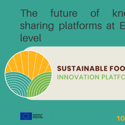 SFS Innovation Platform online event – “The future of knowledge sharing platforms at European level”