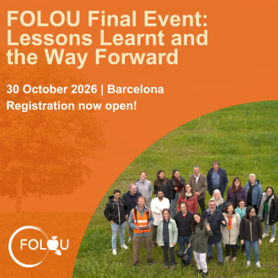 FOLOU Final Event: “Lessons Learnt and the Way Forward: Tackling Food Losses in Primary Production”